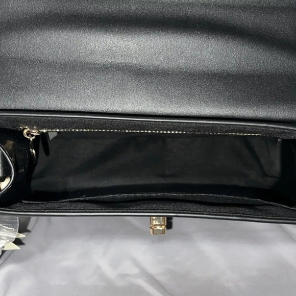 New Valentino Orlandi Black Studded Satchelbag with Pouch - Picture 3 of 5